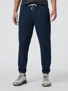Vuori Men's Kore Jogger Lined Navy Size L NWOT